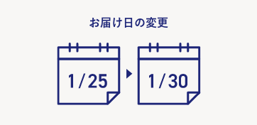 お届け日の変更