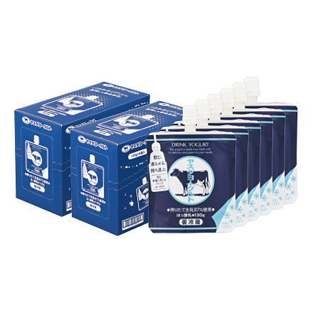 ドリンクヨーグルト 130g スパウトパウチ6個入り×2箱